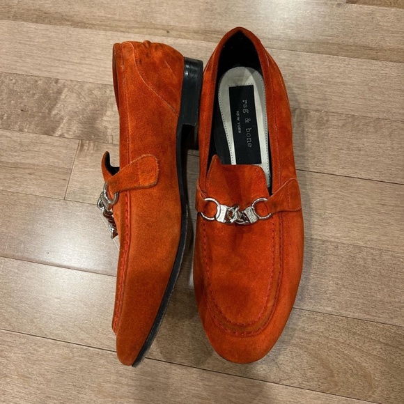 Rag & bone orange rust loafers - Picture 2 of 2